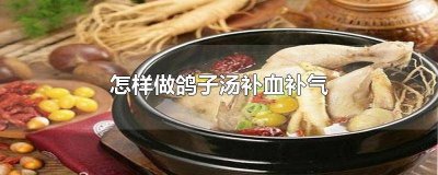 补气血鸽子汤怎么做 补气补血的鸽子汤做法