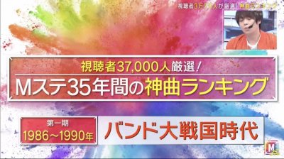 ​Music Station公布35年间日本「神曲排行榜」：70首精华作品公开