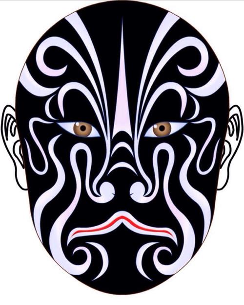 京剧脸谱黑色代表着什么意思（京剧脸谱黑色代表的意思）