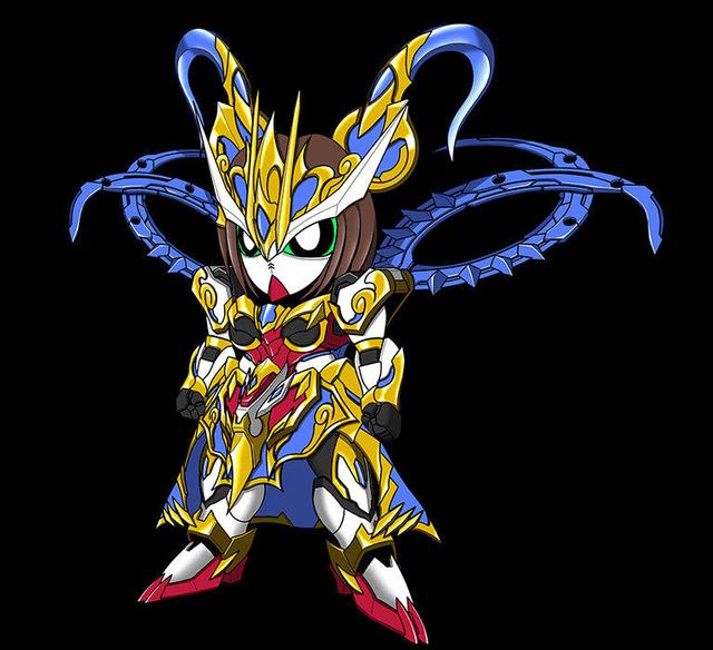 三国高达中的全部人物（SD高达三国创杰传诸葛亮孙尚香张辽设定图公开）(5)