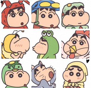 ​蜡笔小新头像第二弹，可可爱爱没脑袋，我的憨憨们快来拿图吧