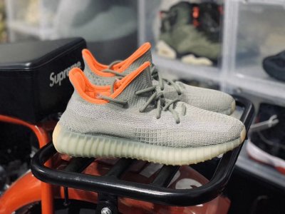 ​椰子350v2灰橙侧透满天星实拍