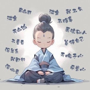 ​禅道集‖一组道家小道士头像