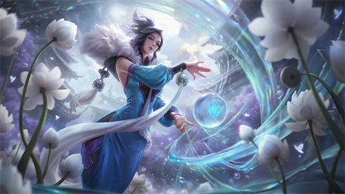 王者荣耀：甄姬原画壁纸大全，冰雪圆舞曲，花好人间，游园惊梦