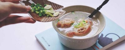 ​猪蹄汤怎么炖的又白又粘窍门图片 猪蹄汤怎么煮白