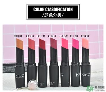 kiko唇膏试色 kiko唇膏口红试色