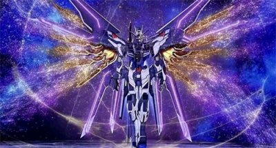 ​高达seed剧场版：全能强袭自由高达帅气特写 彻底变成了神棍系高达