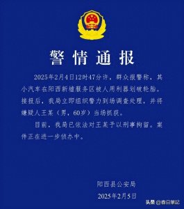 ​阳江服务区“划胎诈补”后续！划胎男子被刑拘，服务区最新回应